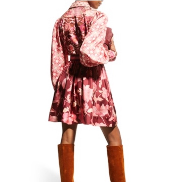 Zimmermann Concert Spliced Mini Shirt-Dress - Picture 2 of 10